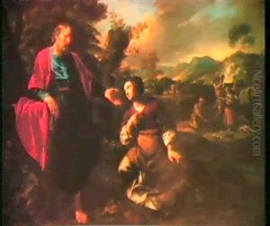 Ruth And Boaz by Pier Francesco Mola