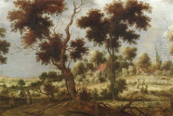 Landschaft Mit Einem Dorf - view 1