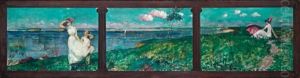 Summer Day By The Shore (triptych) Summer Day By The Shore (triptych)
