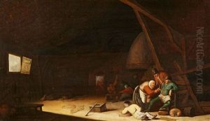Interior With A Rustic Scene