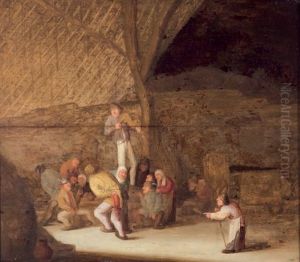 Escena De Interior by Bartholomeus Molenaer