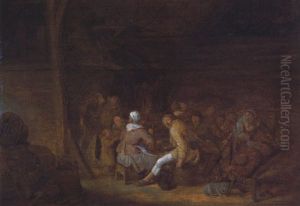 Bauern Im Wirtshaus by Bartholomeus Molenaer
