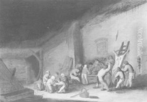 Peasants Slaughtering A Pig