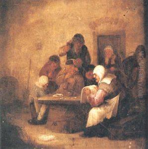 Kroginterior by Bartholomeus Molenaer