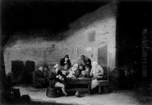 Peasants Carousing In A Tavern Peasants Carousing In A Tavern