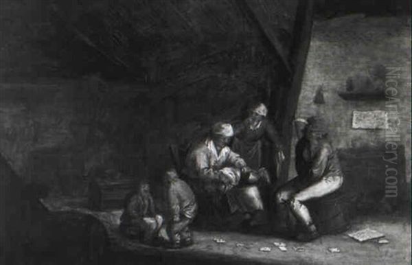 Bauernfamilie In Einer Scheune - view 1