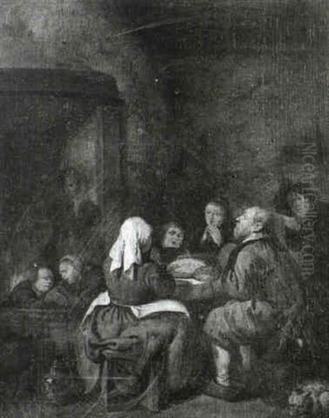 A Peasant Family Saying Grace - view 1
