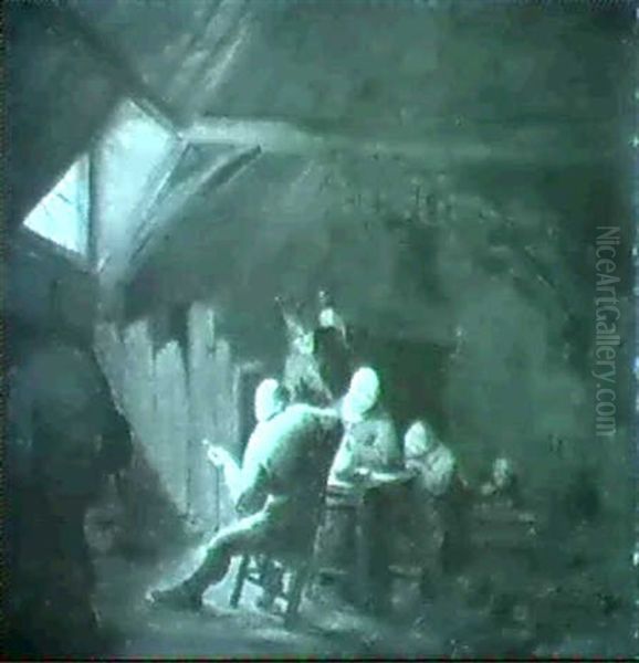Bauernfamilie In Einer Scheune - view 1