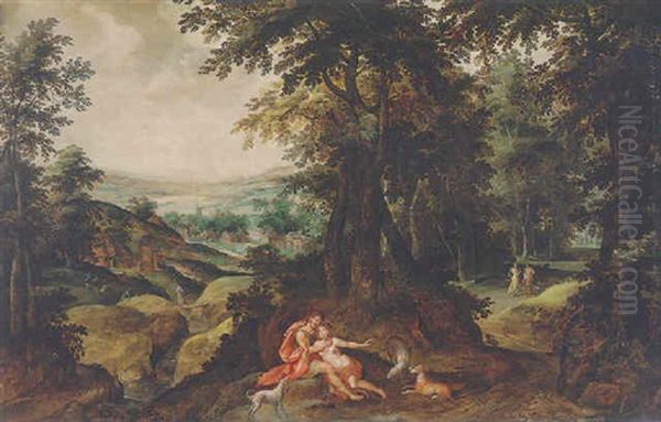 A Wooded Landscape With Cephalus And Procris - view 1