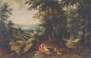 A Wooded Landscape With Cephalus And Procris