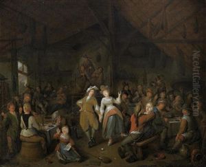 The Egg Dance by Jan Jacobsz Molenaer
