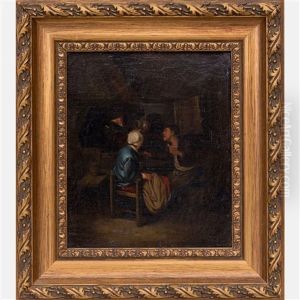 Tavern Scene With Figures by Jan Jacobsz Molenaer