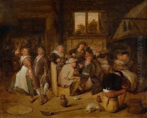 Tavern Scene by Jan Jacobsz Molenaer