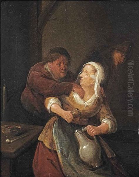 Peasants Making Merry In An Inn - view 1
