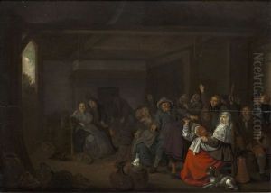 Interior Con Figuras by Jan Miense Molenaer