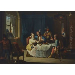 Dutch Cossacks In A Brothel