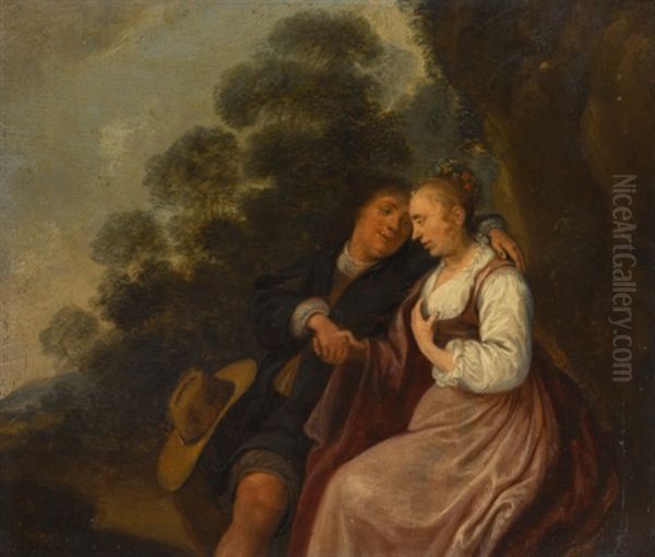 The Rustic Courtship - view 1