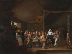 A Wedding Feast by Jan Miense Molenaer