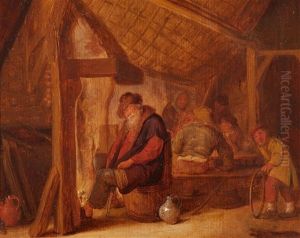 Interieur by Jan Miense Molenaer