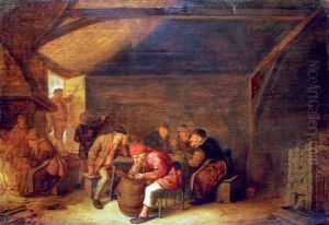 Scene De Tabagie by Jan Miense Molenaer