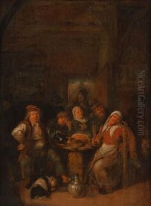 Frohliche Bauerngesellschaft by Jan Miense Molenaer