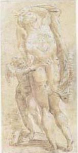 Venus Et Amour by Giovanni Francesco Bezzi