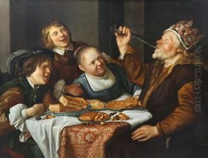 Le Roi Boit by Jan Miense Molenaer