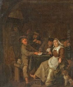 Interieur Mit Kartenspielern