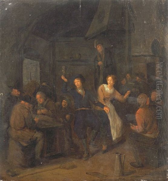 Bauernhochzeitsgesellschaft Im Wirtshaus - view 1