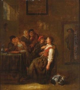 Three Amourous Couples In An Inn