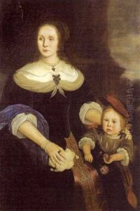 Portrait De Femme Et De Son Enfant