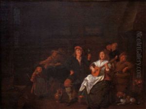 Eine Frohliche Gesellschaft by Jan Miense Molenaer