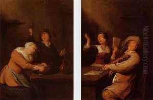 Femme Avec Homme Qui Leve Son Verre