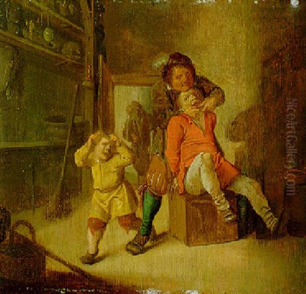 A Quack Dentist In An Interior - view 1
