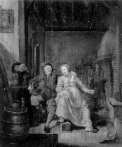 Lustige Gesellschaft In Einem Wirtshaus by Jan Miense Molenaer