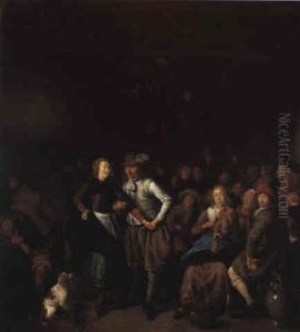 Danse A L'auberge by Jan Miense Molenaer