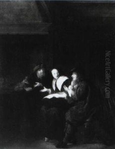 Harlot With A Cavalier And A Procurer