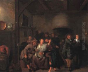 Le Jeu De La Main Chaude by Jan Miense Molenaer