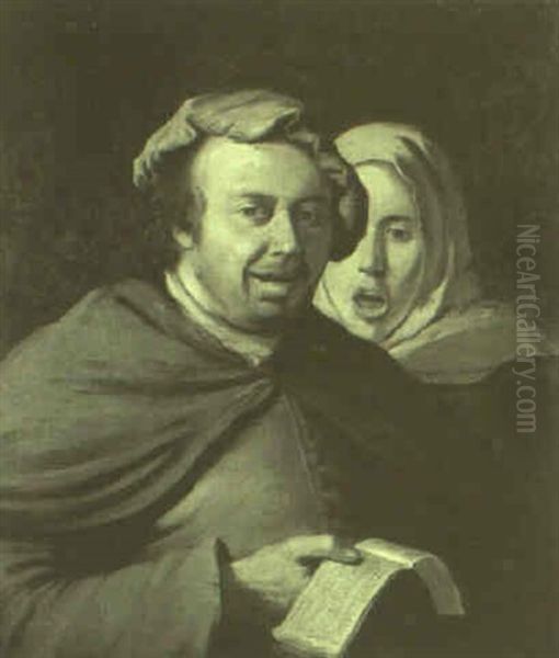 Man And Woman Singing - view 1
