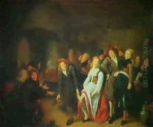 Fete Dans Une Auberge by Jan Miense Molenaer
