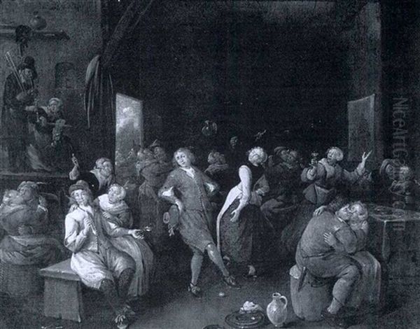 Village Dance Scene - view 1