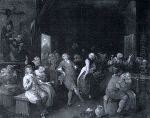 Village Dance Scene by Jan Miense Molenaer