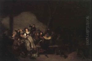A Merry Company In A Barn