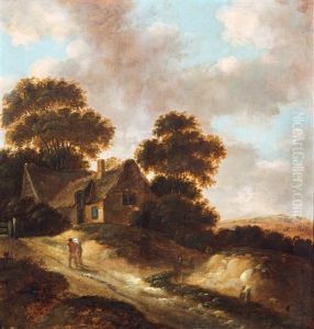 Landschap Met Boerderij by Nicolaes Molenaer