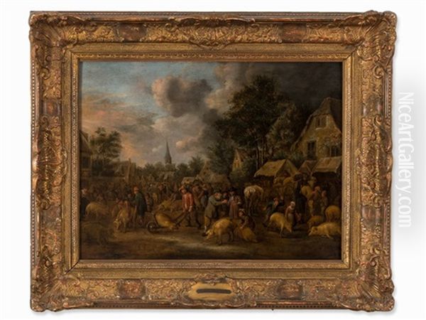 Village Pig Market - view 1