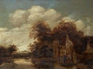 Bord De Riviere by Nicolaes Molenaer