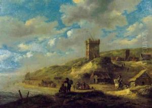 Hollandische Kustenlandschaft by Nicolaes Molenaer