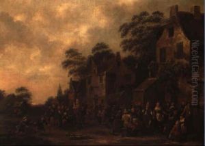 Fete Villageoise by Nicolaes Molenaer