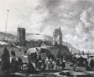 Nach Dem Fischfang by Nicolaes Molenaer