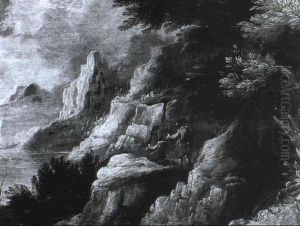 Idealisierte Kustenlandschaft... by Nicolaes Molenaer